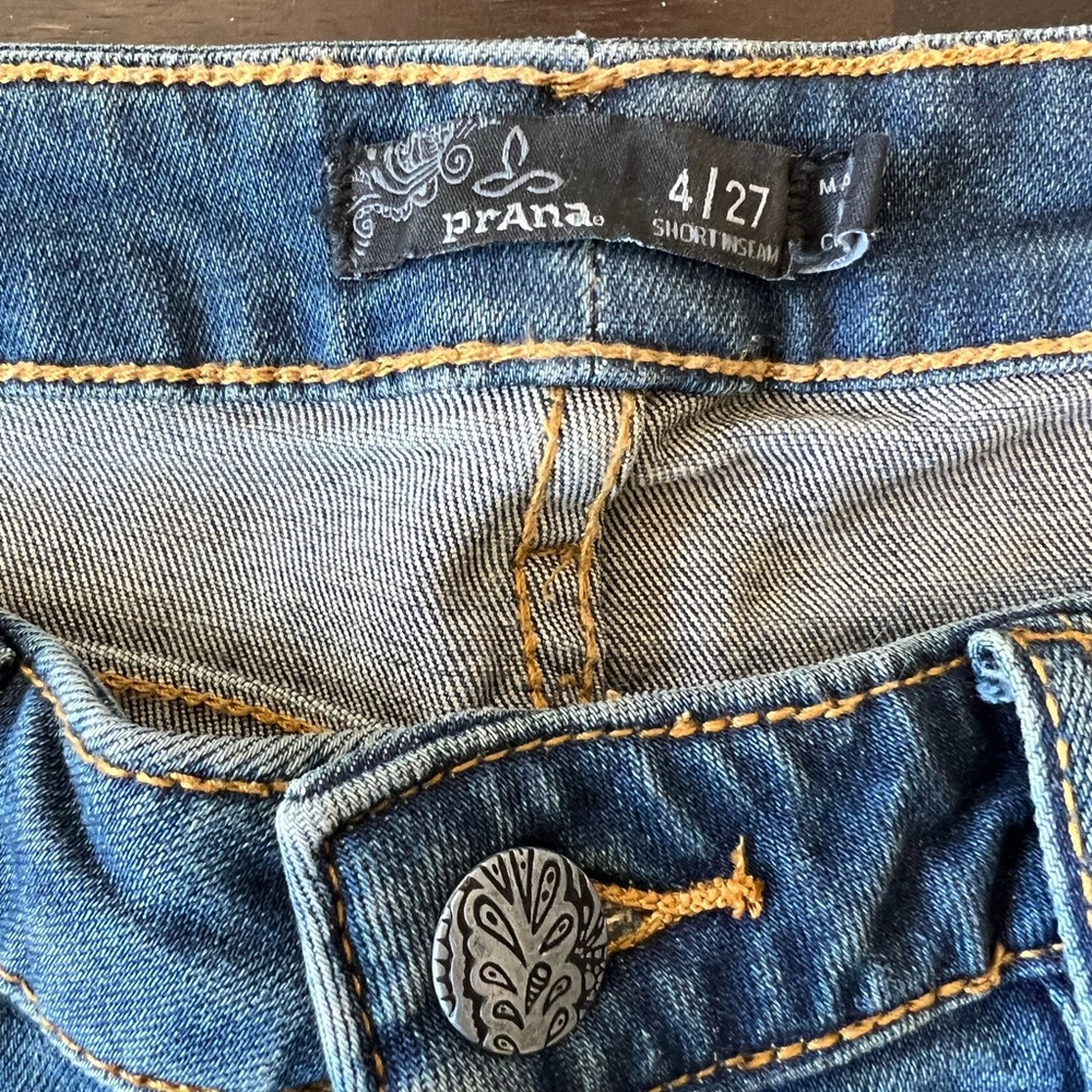 Prana London jean size 4/27 short inseam - Picture 5 of 6
